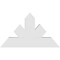 Ekena Millwork Saratoga Architectural Grade PVC Gable Bracket, 36"W x 21"H x 4"D x 6"F, 14/12 Pitch GBP036X21X0406SAR00 - alternate 3